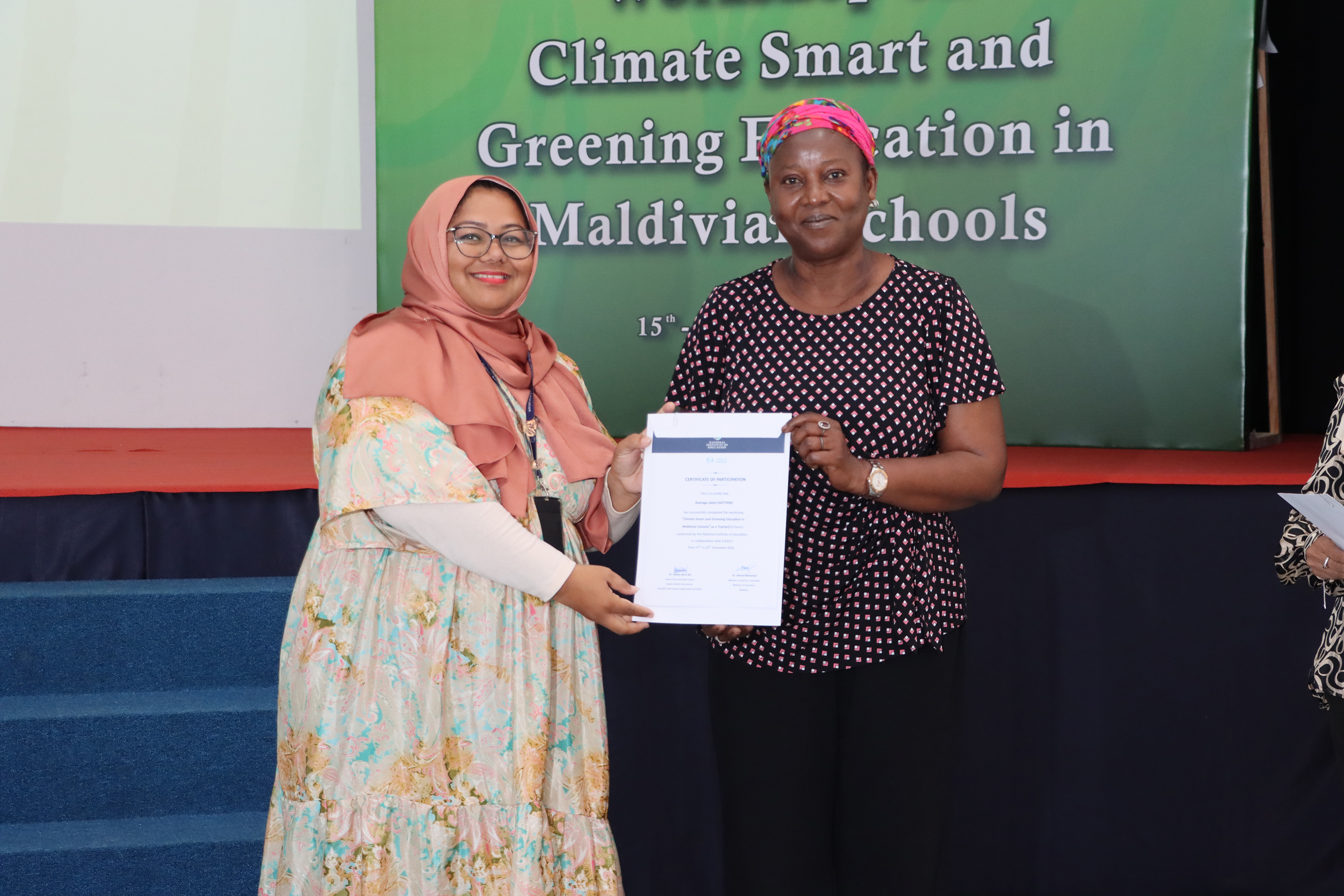 Greening Education ToT Closing Ceremony